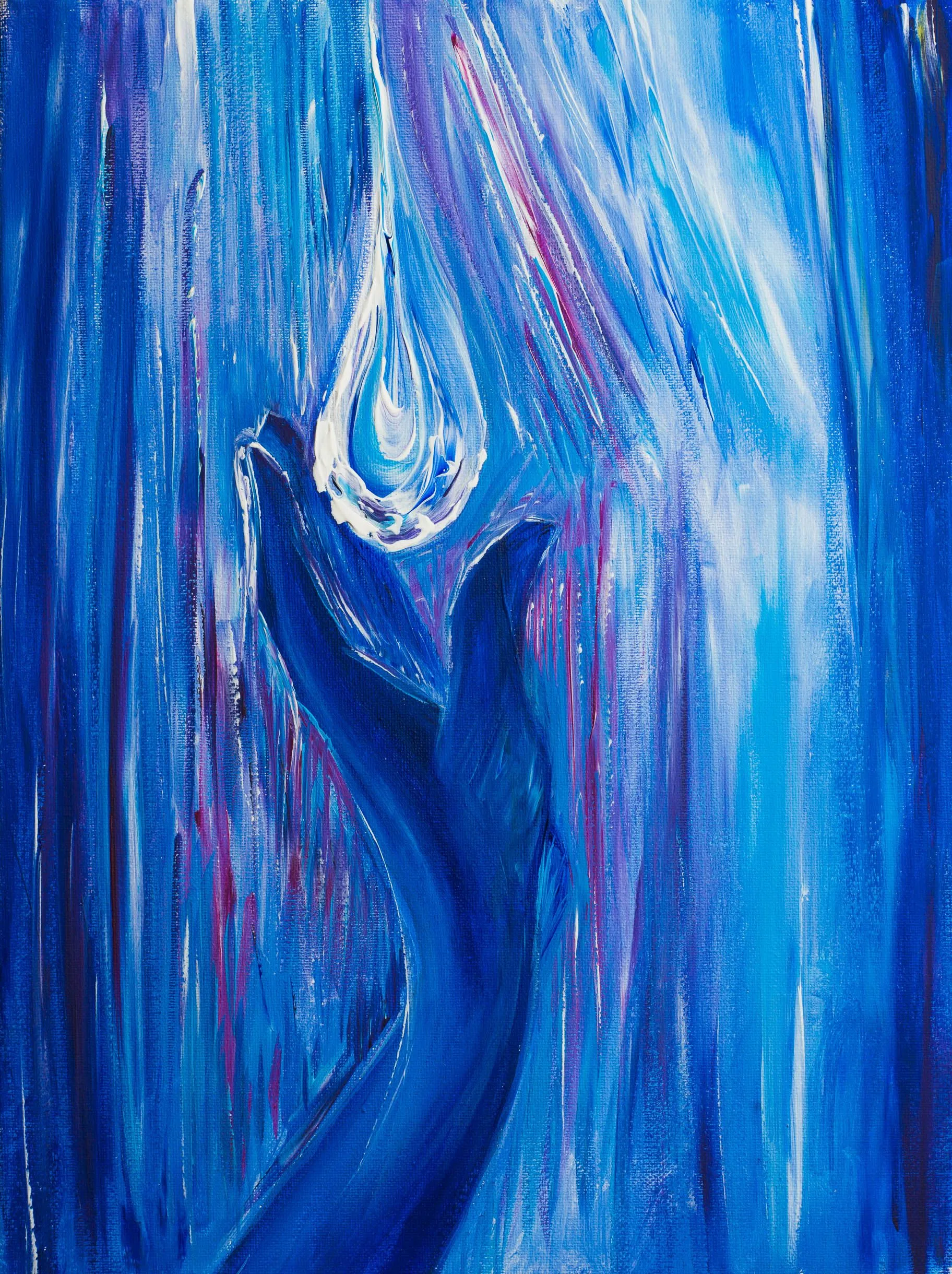 Thirst 2015, Acrylic on canvas, 30 x 40 cm