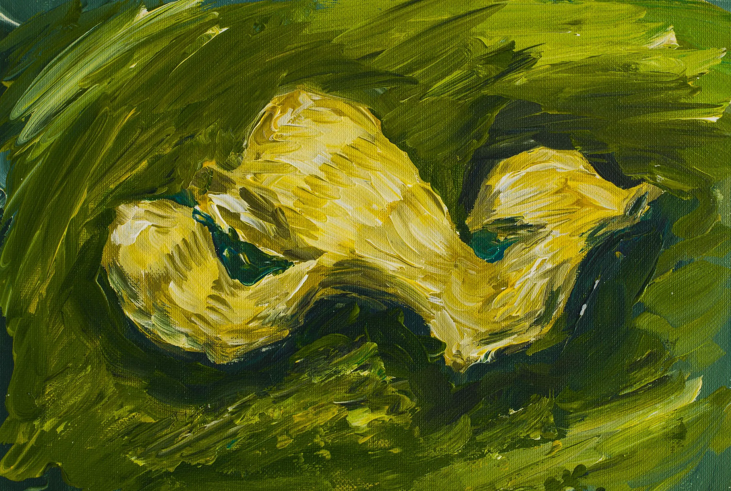 Ginger 2015, Acrylic on canvas, 20 x 30 cm