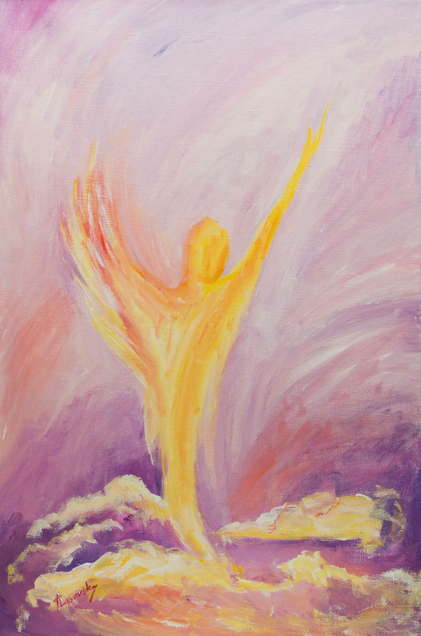 Praise in Heaven 2017, Acrylic on canvas, 40 x 60 cm