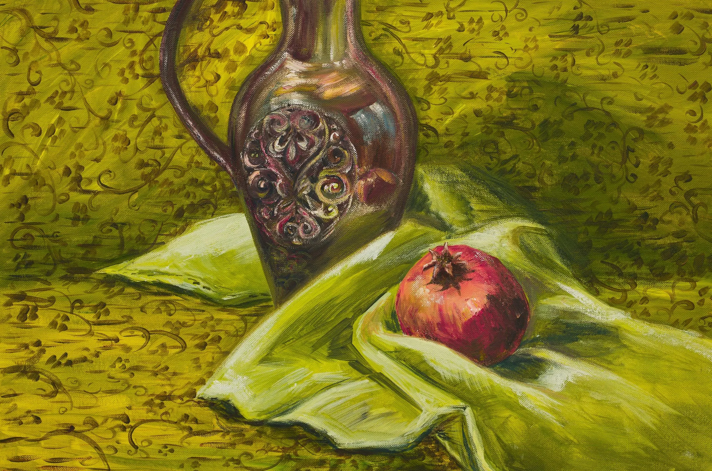 Oriental Olive 2015, Acrylic on canvas, 40 x 60 cm