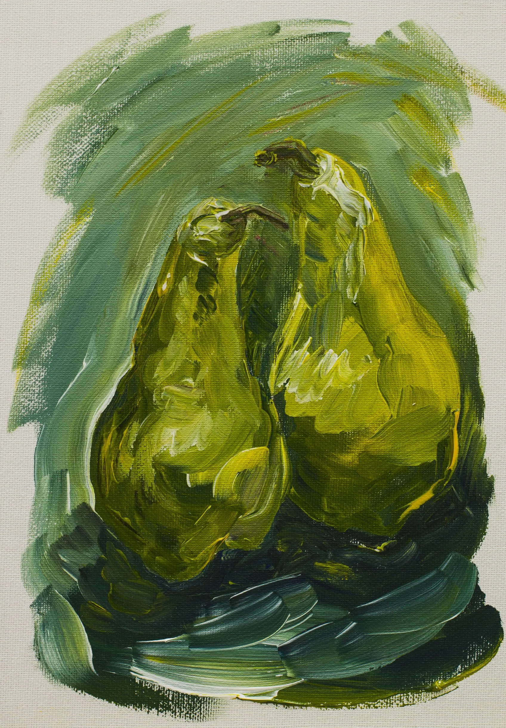 Conference 2015, Acrylic on canvas, 20 x 30 cm